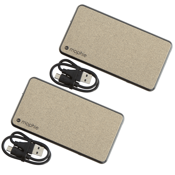 Meh 2Pack Mophie Powerstation Plus 6040mAh Portable Charger with Integrated Cable