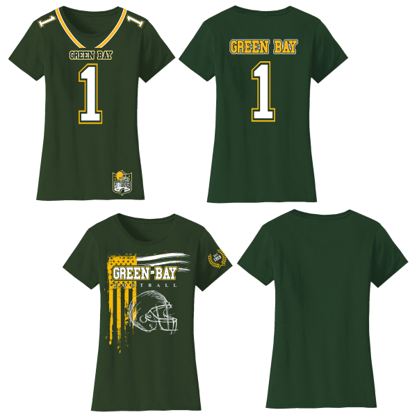 Meh 2Pack Men's and Women's Football Team Tshirts
