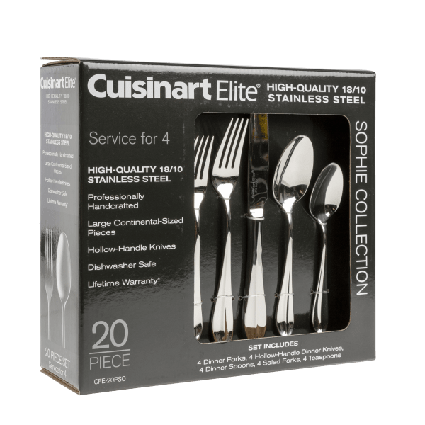 Cuisinart Elite 20-Piece High-Quality 18/10 Stainless