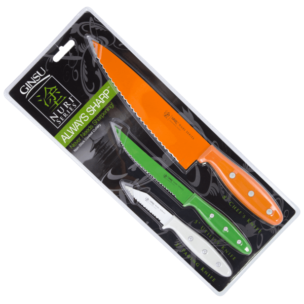 Meh: Ginsu Nuri 3-Piece Knife Set