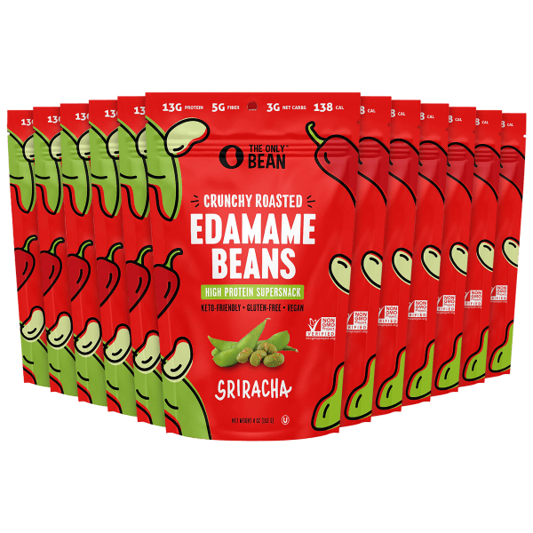 Meh 12Pack The Only Bean Crunchy Roasted High Protein Edamame Snack