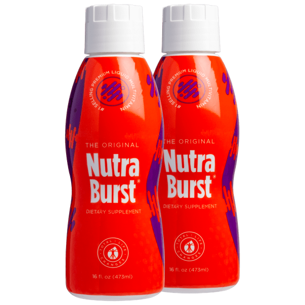 2-Pack Total Life Changes NutraBurst Premium Liquid Multivitamin, Powerful Nutritional Formula, Boosts Energy, Detoxify and Balance Your Diet - 32 Servings (16 fl Oz / 470ml)