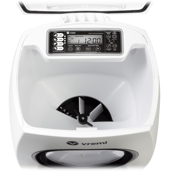 Meh Vremi Programmable Automatic Pet Feeder with Voice Recording Feature