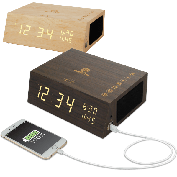 Meh Go Groove Clock Radio and Bluetooth Speaker