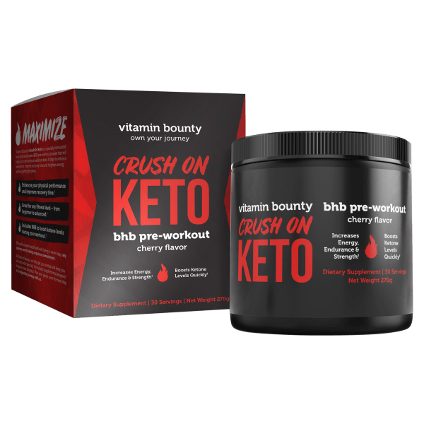 Meh 4Piece Vitamin Bounty Keto BHB & Cherry Flavored PreWorkout