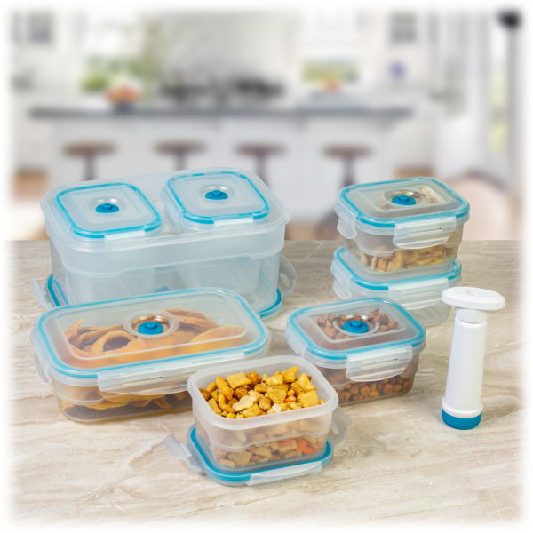 Meh 17Piece Honey Can Do Vacuum Seal Food Storage Set