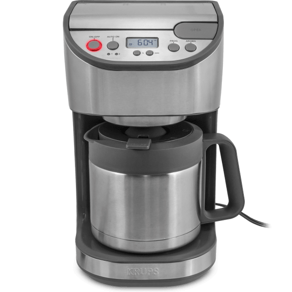 Meh KRUPS Programmable Steel Carafe Coffee Maker (Refurbished)