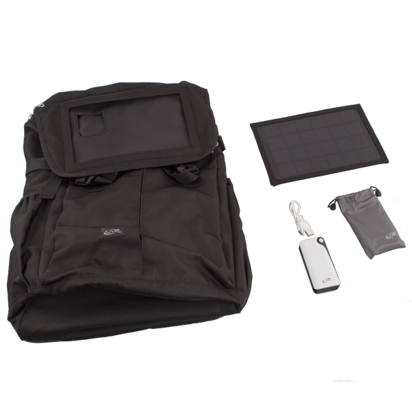 Meh iLive Solar Backpack with 4000mAh Power Bank