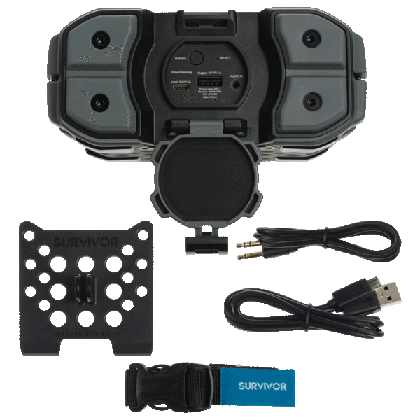 Meh Griffin Survivor SRV1 Waterproof Rugged Speaker with BuiltIn