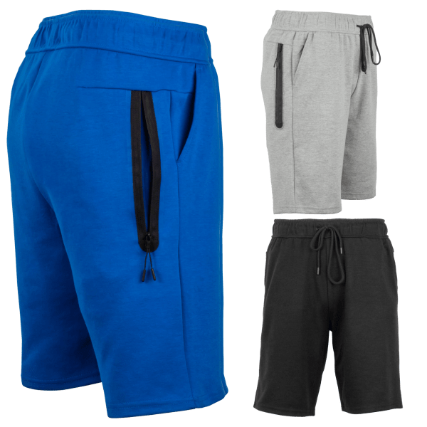3-Pack Performance Tech Fleece Shorts with Long Zippered Pocket