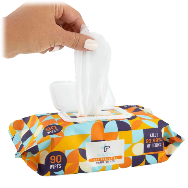 Meh Alta + Antibacterial Wipes 90Wipes 6Packs (540 Total Wipes)