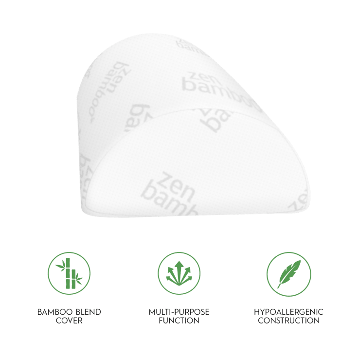 MorningSave Zen Collection Half Moon Pillow