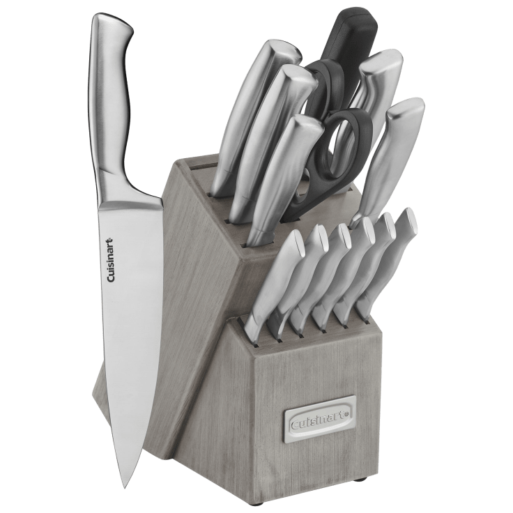 Cuisinart Classic 15-Piece Stainless Steel Knife Block Set Cuisinart Classic Stainless Steel Knife Set