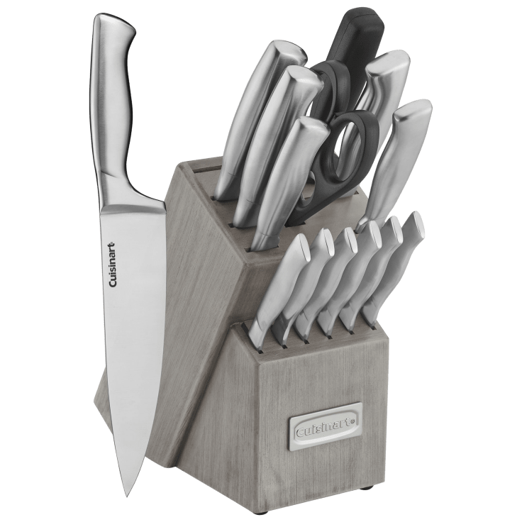 Cuisinart 15-Piece Stainless Steel Hollow-Handle Cutlery Block Set