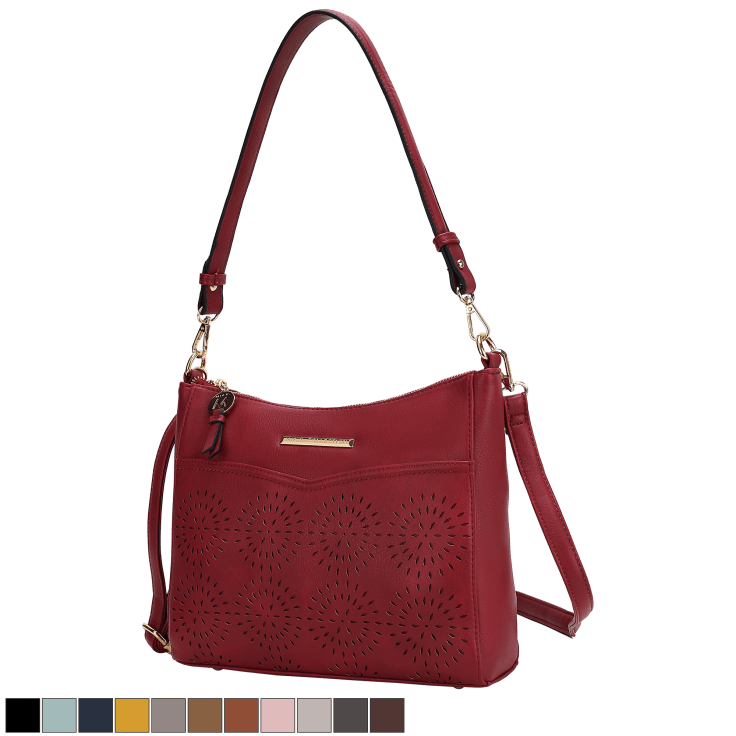 MKF Collection Becket Faux Crocodile-Embossed Vegan Leather Women's  Shoulder Bag by Mia K. 