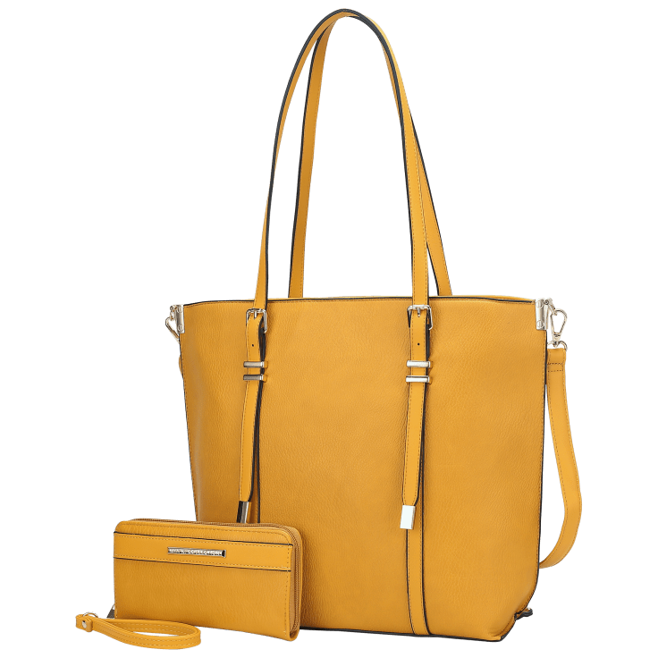 MorningSave MKF Collection Emery Vegan Leather Women's Tote Bag with