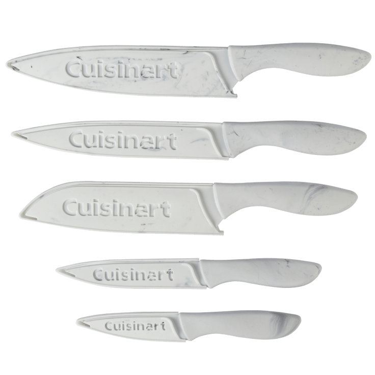 Cuisinart 10 Piece Ceramic Coated Knife Set - Faux Wood