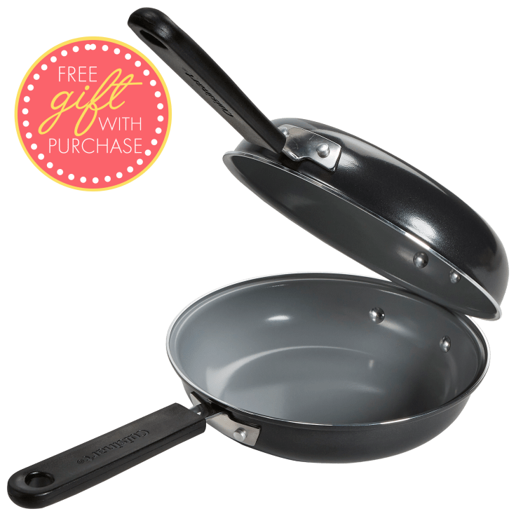 MorningSave Cuisinart Ceramic NonStick 10" Frittata Pan Set with FREE