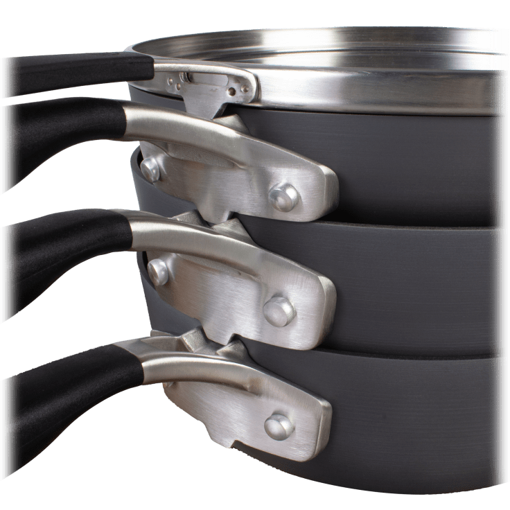 SideDeal Calphalon Select SpaceSaving HardAnodized Nonstick 9Piece