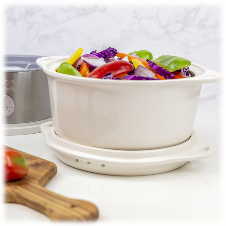 MorningSave Kalorik Ceramic Steamer With Steaming Rack