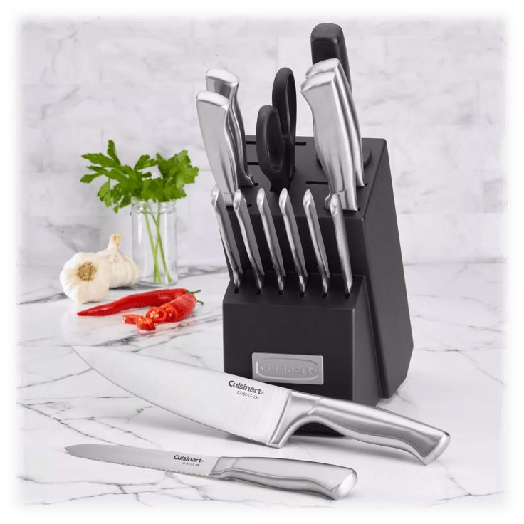 MorningSave: Cuisinart Classic 15-Piece Stainless Steel Knife Block Set