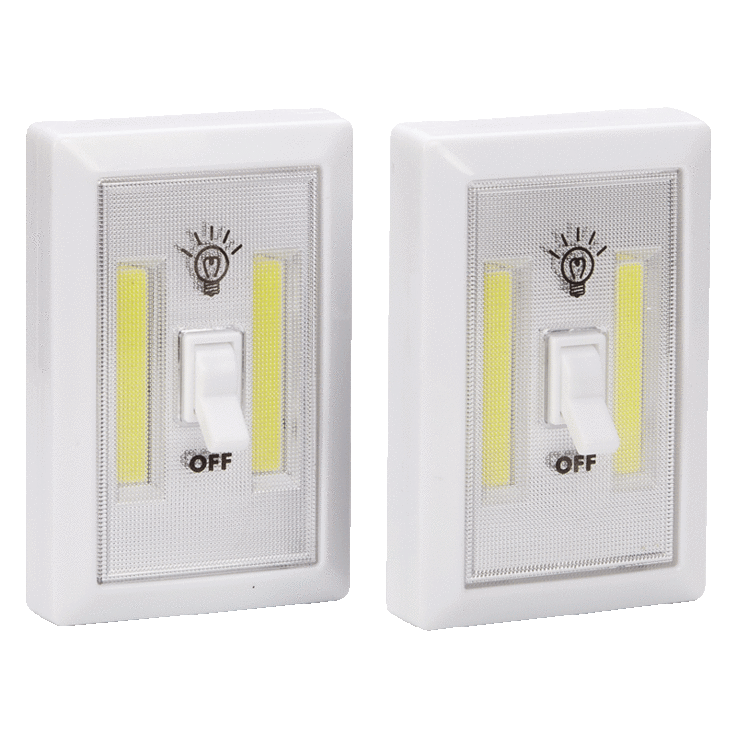 4-Pack Wireless LED Light Switches (Dimmable and Standard)