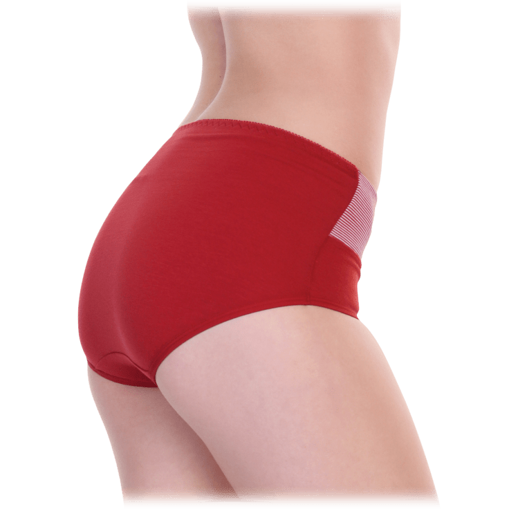 MorningSave 12Pack Angelina Cotton High Waist Panties with Stripe