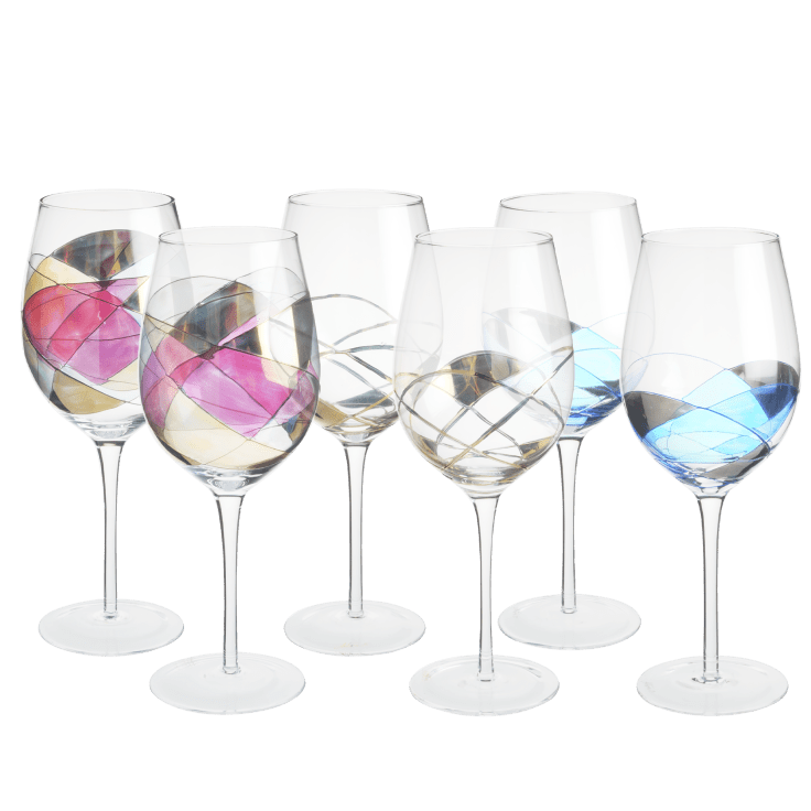 Wine Glasses with Shark Inside, 2 PCS Blue Unique Wine Glasses for Shark  Lover Wedding Gifts