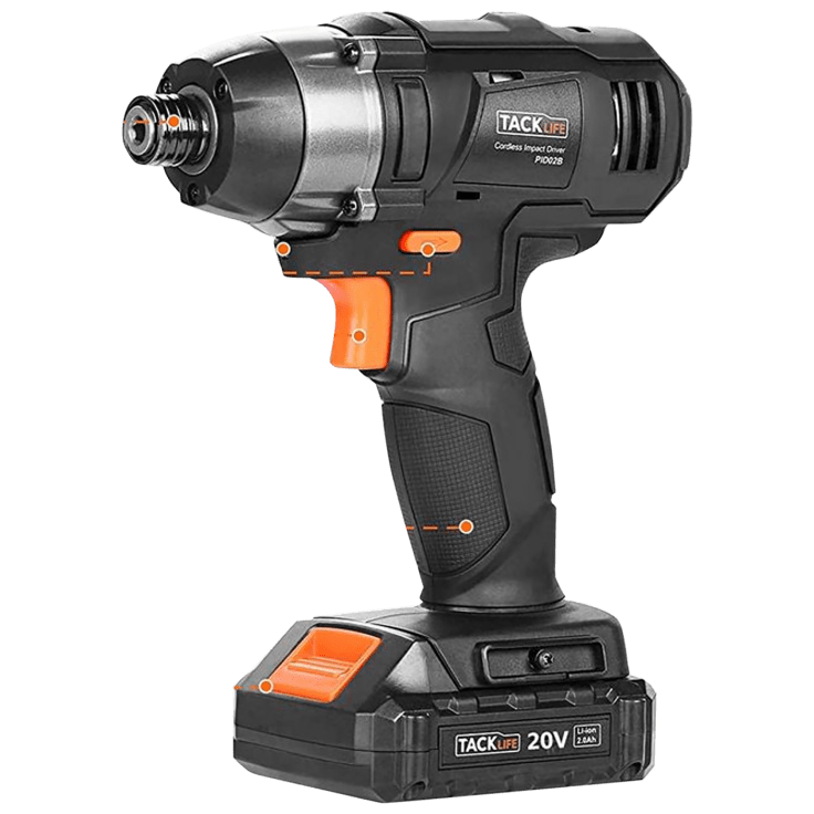 TACKLIFE 20V Cordless Electric Screwdriver with Home Tool Kit