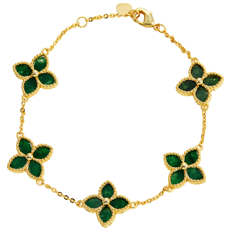 Savvy cie 18k gold vermeil lab sapphire & cz bracelet new arrivals