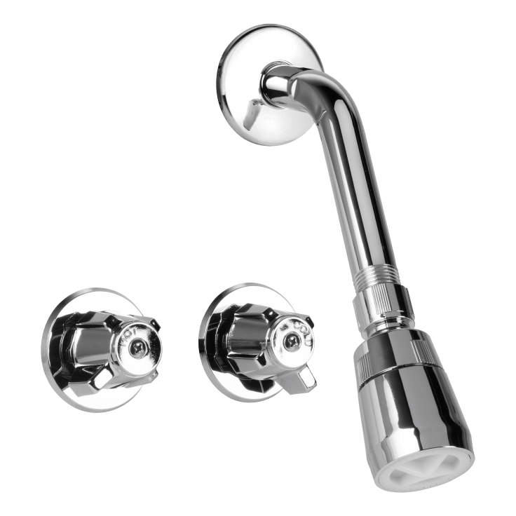 SideDeal LDR Shower Stall Faucet and Dual Handles (Chrome)