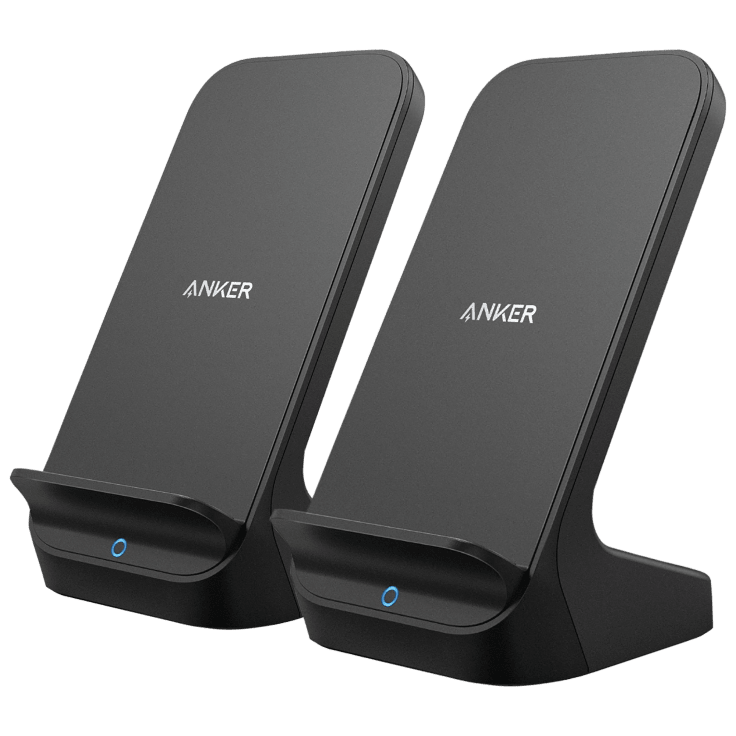2-Pack Anker PowerWave Fast Wireless Charging Stand