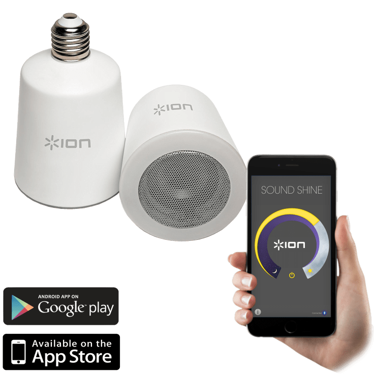 Sound shine wireless shop light bulb speakers