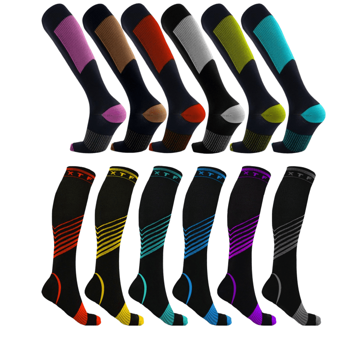 MorningSave: 6-Pack: Copper-Infused Compression Socks