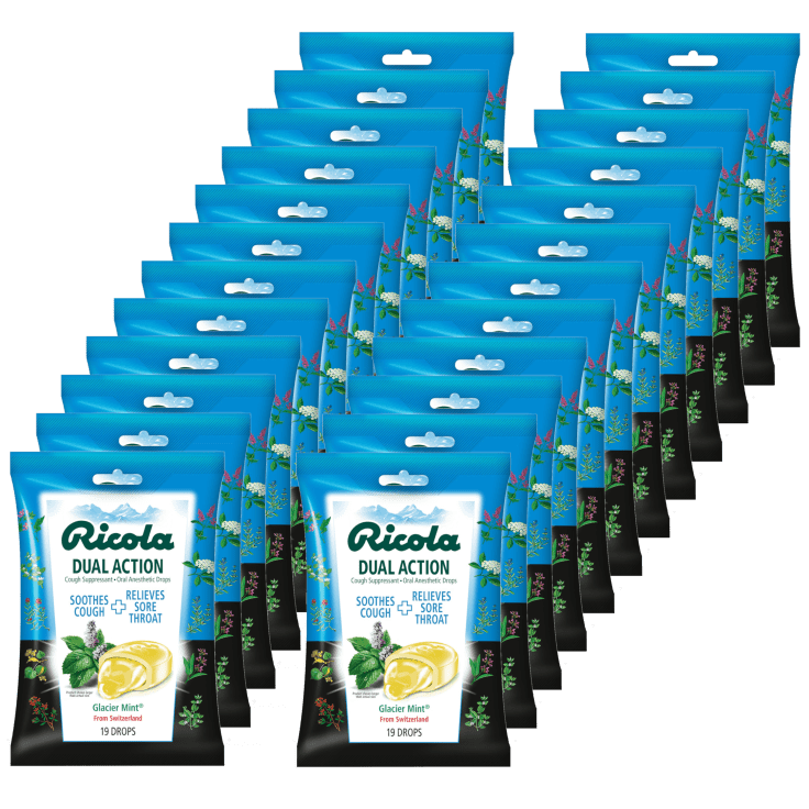 MorningSave 456Pack Ricola Dual Action Glacier Mint Cough Drops