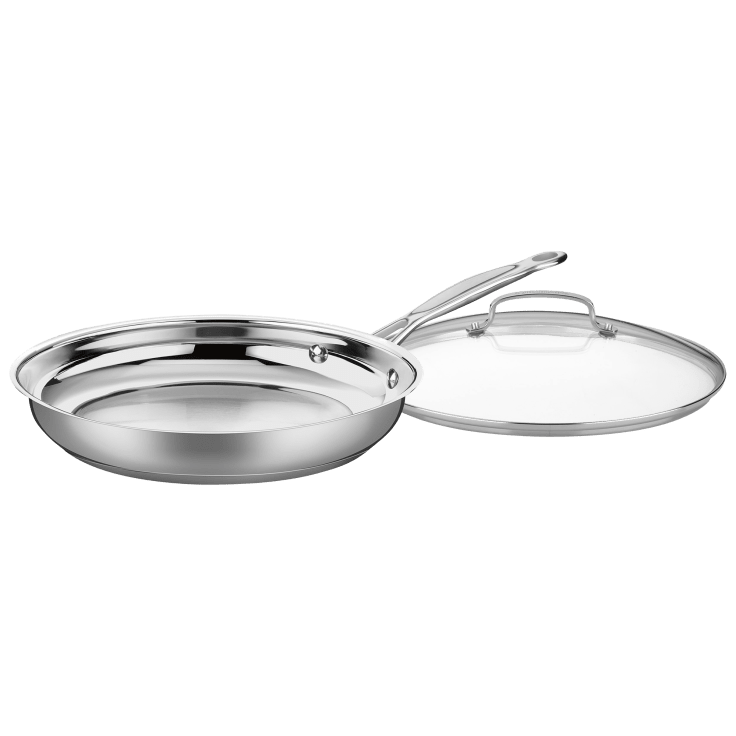 cuisinart chef's classic stainless steel 12 skillet