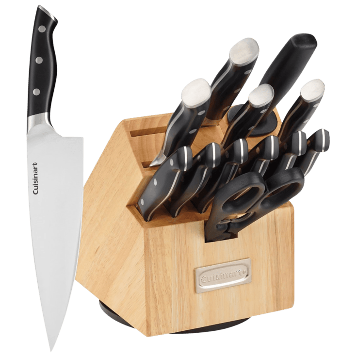 15-Piece Cuisinart Classic Triple Rivet Rotating Knife Block Set