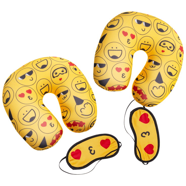 emoji travel pillow