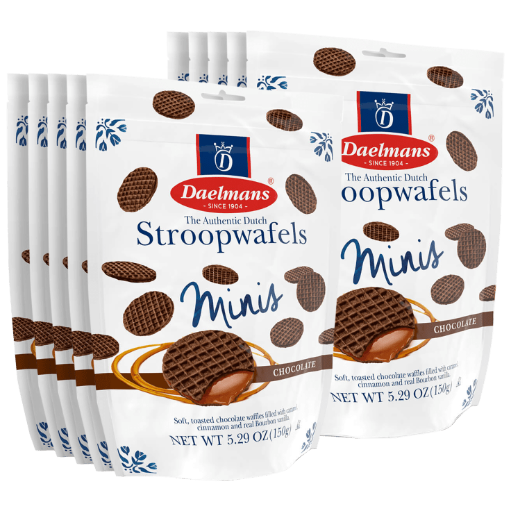 200-Count Daelmans Mini Chocolate Stroopwafels