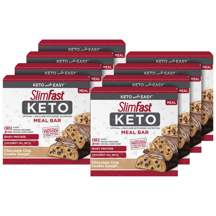MorningSave 40Pack SlimFast Keto or Diabetic Weight Loss Meal Bars