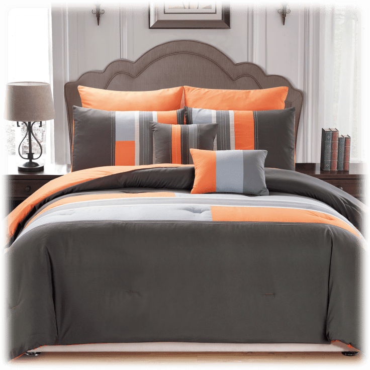 MorningSave Desiree 7 Piece Queen Comforter Set