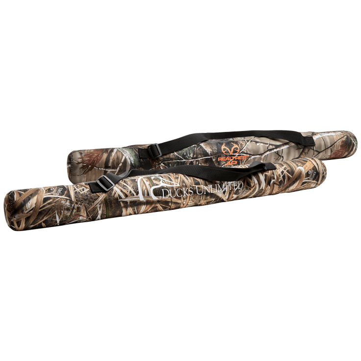 Ducks Unlimited Camo Cooler 6ct Can Sling w/ Adjustable Strap Or Storage Sling 