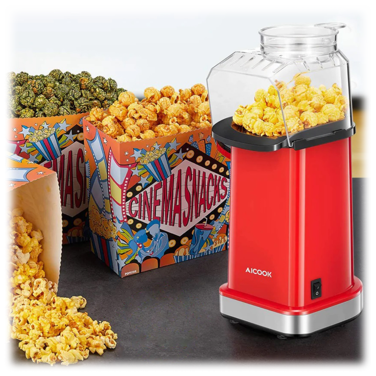 SideDeal AICOOK Hot Air Popcorn Popper