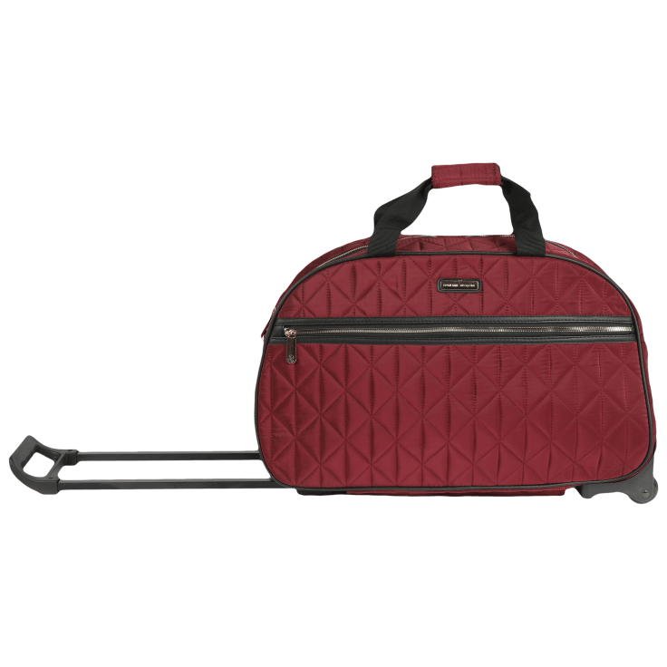 MorningSave Adrienne Vittadini Quilted Duffel on Wheels