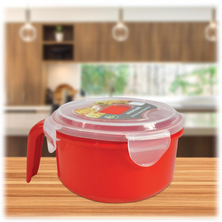 2-Pack: Frigidaire 36oz Microwavable Noodle Bowls with Lids