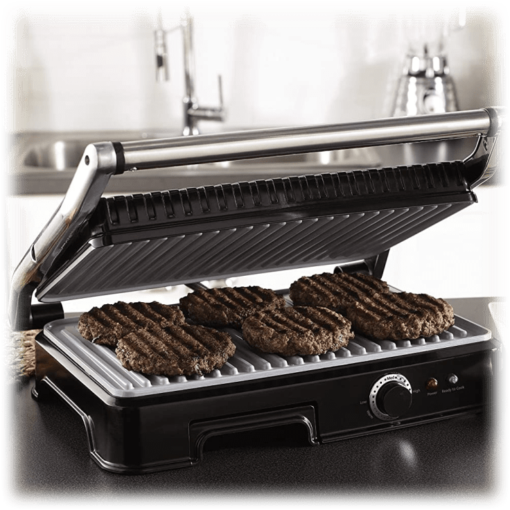 MorningSave Oster Extra Large DuraCeramic Panini Maker and Indoor Grill