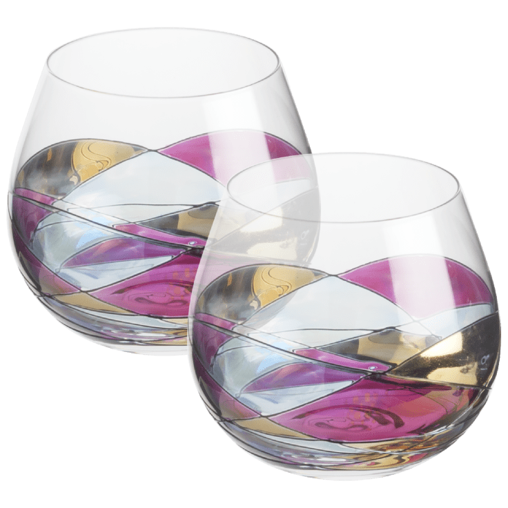 MorningSave: 2-Pack: Antoni Barcelona Balloon Stemless Wine Glass