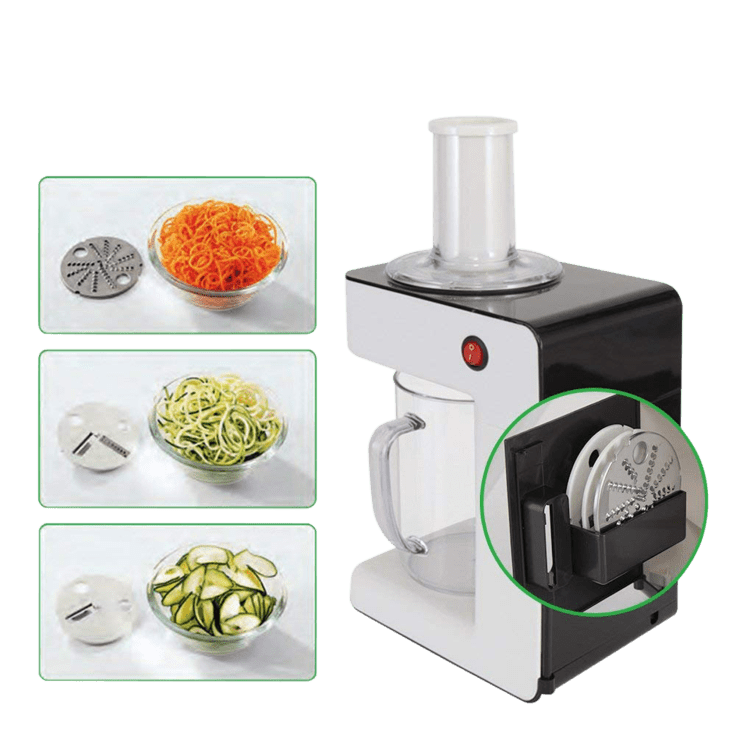 MorningSave Nutrichef Electric Food Spiralizer 3in1 Food Processor