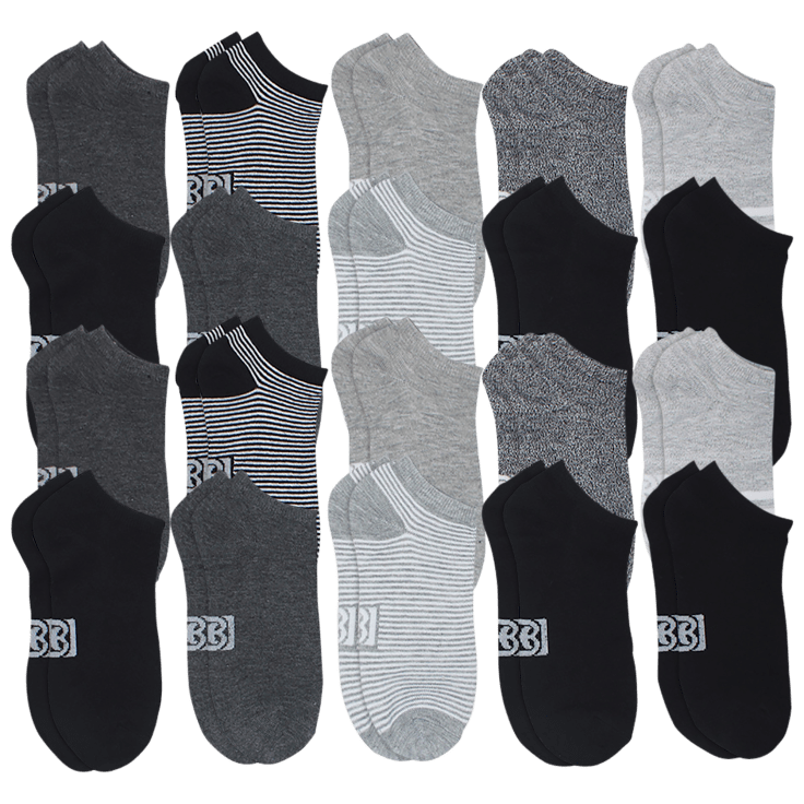MorningSave 20Pack Laundry by Shelli Segal Ladies' Low Cut Socks