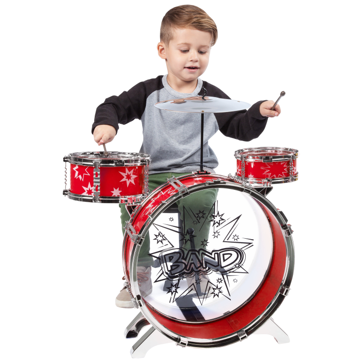 MorningSave World Tech Toys Big Band Drum Set